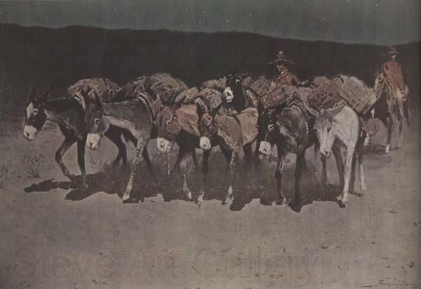 Frederic Remington An Early Start for Market (mk43)